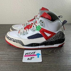 Jordan Mens Spizike White Retro High Top Basketball Shoes Size US 10.5